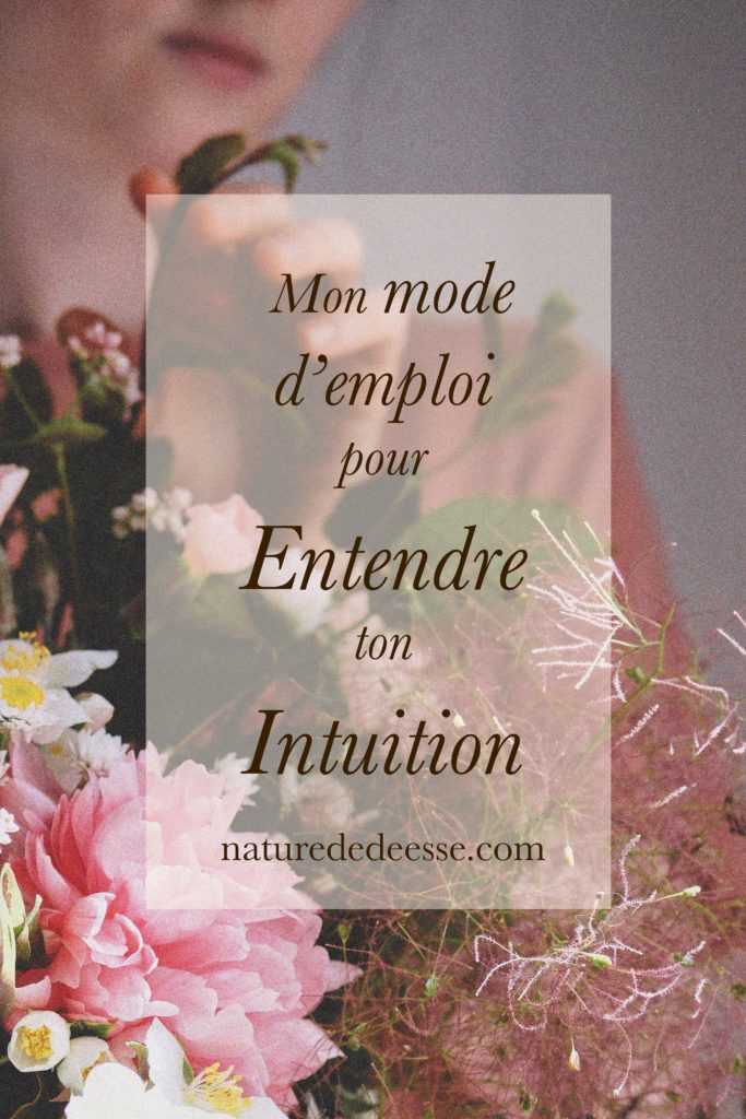 Mon mode d'emploi pour entendre les messages de ton intuition - Nature de déesse