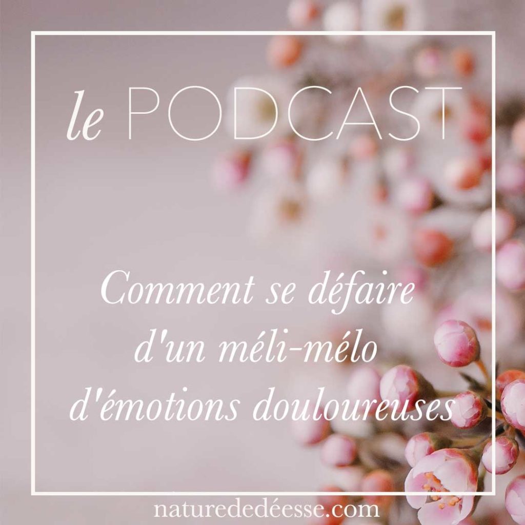 Comment se défaire d'un méli-mélo d'émotions douloureuses ou négatives - Podcast Nature de déesse