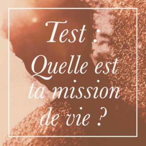 Réalise ce test gratuit pour connaitre quelle est ta mission de vie