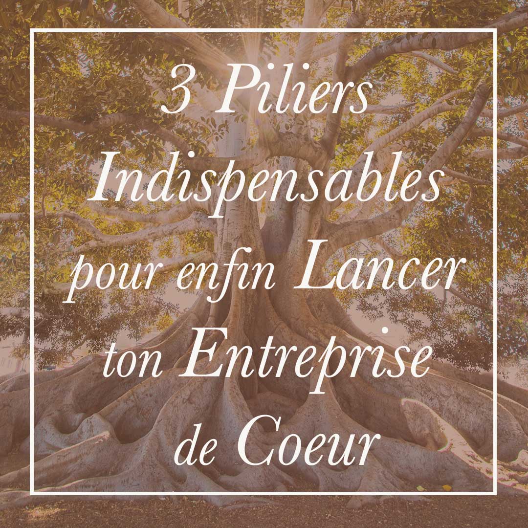 3 Piliers Indispensables pour enfin Lancer ton Entreprise de Coeur