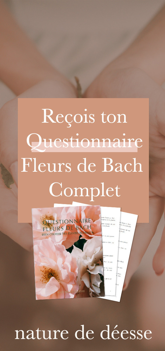 Questionnaire fleurs de Bach PDF